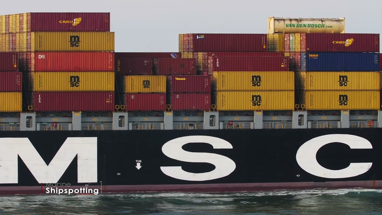 MSC LORENA - IMO 9320403 - Ship Spotting 4K