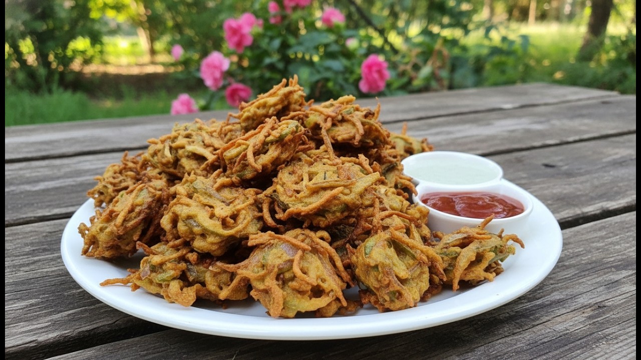 Crispy Lacha Pakora Recipe | Crispy Mix Vegetable Lacha Pakora Recipe | Mix Veg Pakora |Lacha Pakora
