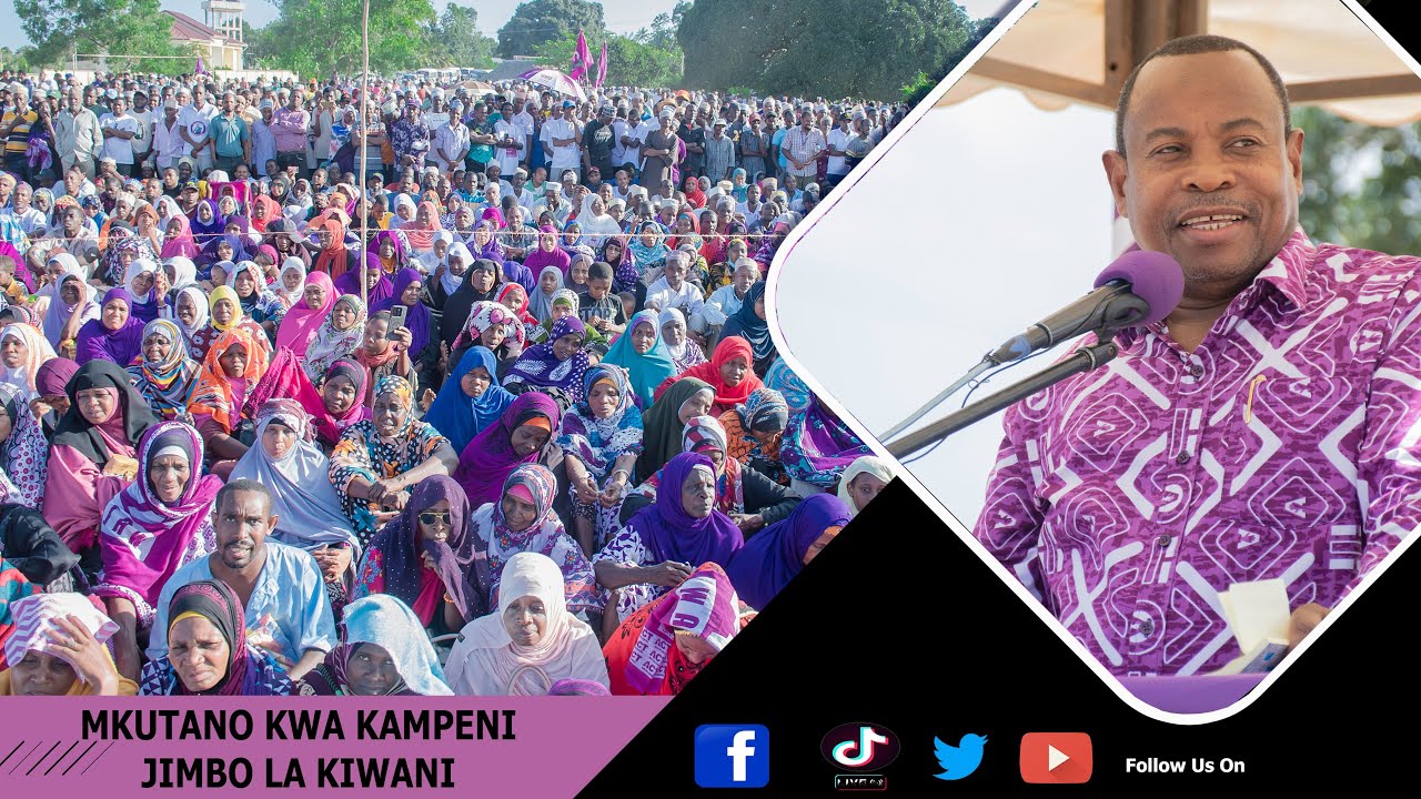 LIVE🔴: MHE. OTHMAN AHUTUBIA MKUTANO WA KAMPENI JIMBO LA KIWANI - PEMBA  14-10-2025
