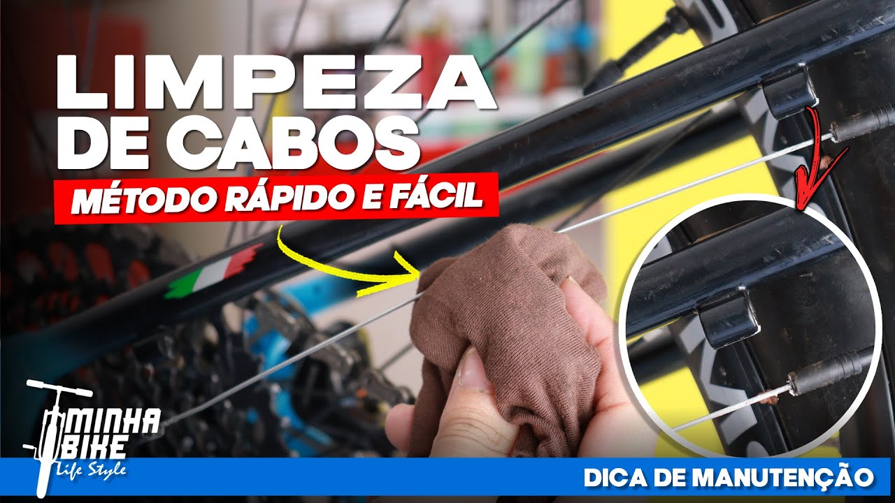 COMO LIMPAR E LUBRIFICAR DE FORMA FÁCIL OS CABOS DA BIKE - Minha Bike Life Style