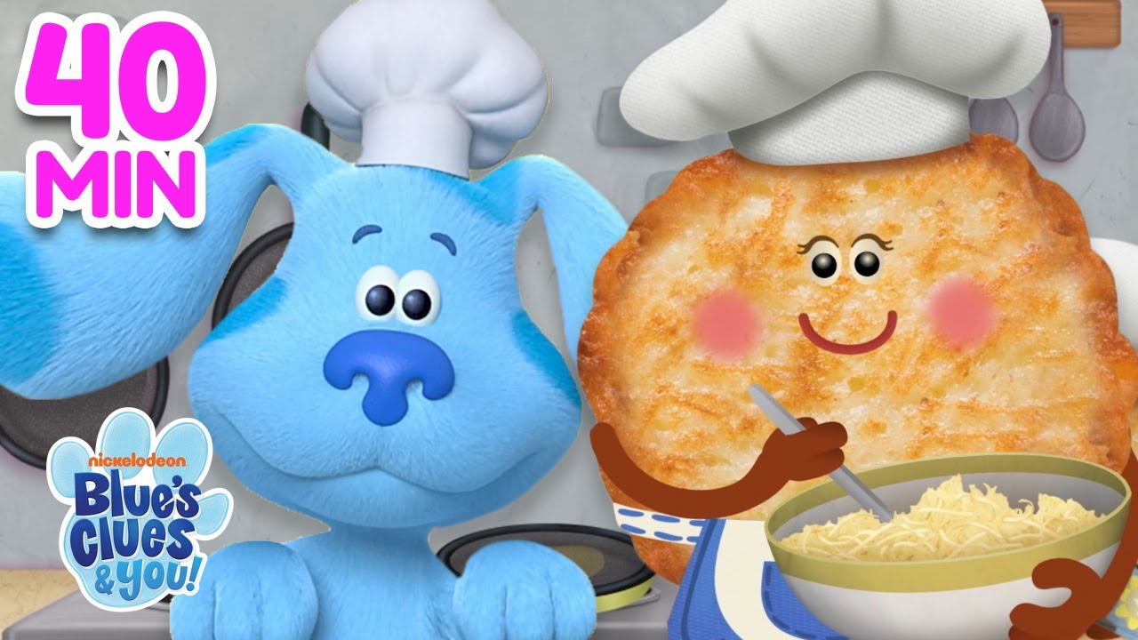 Blue Skidoos to Make Latkes, Bibingka, & More Foods! 🌽 | VLOG Ep. 69 | Blue's Clues & You!