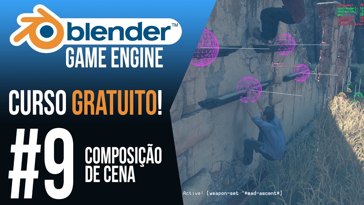 Composição de Cena - Curso Blender Game Engine [M2EP5]