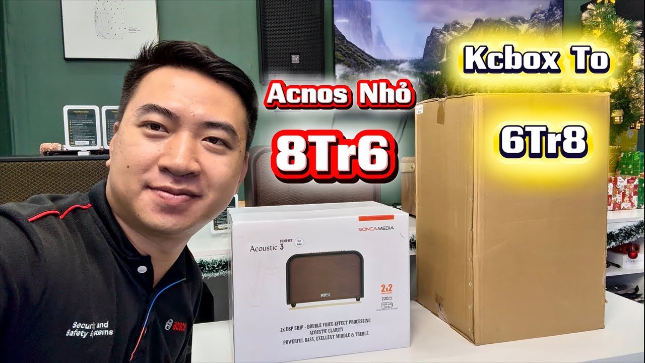 Acnos Acoustic 3 Compact & Kcbox Kc550 Pro Pin Sạc Mới