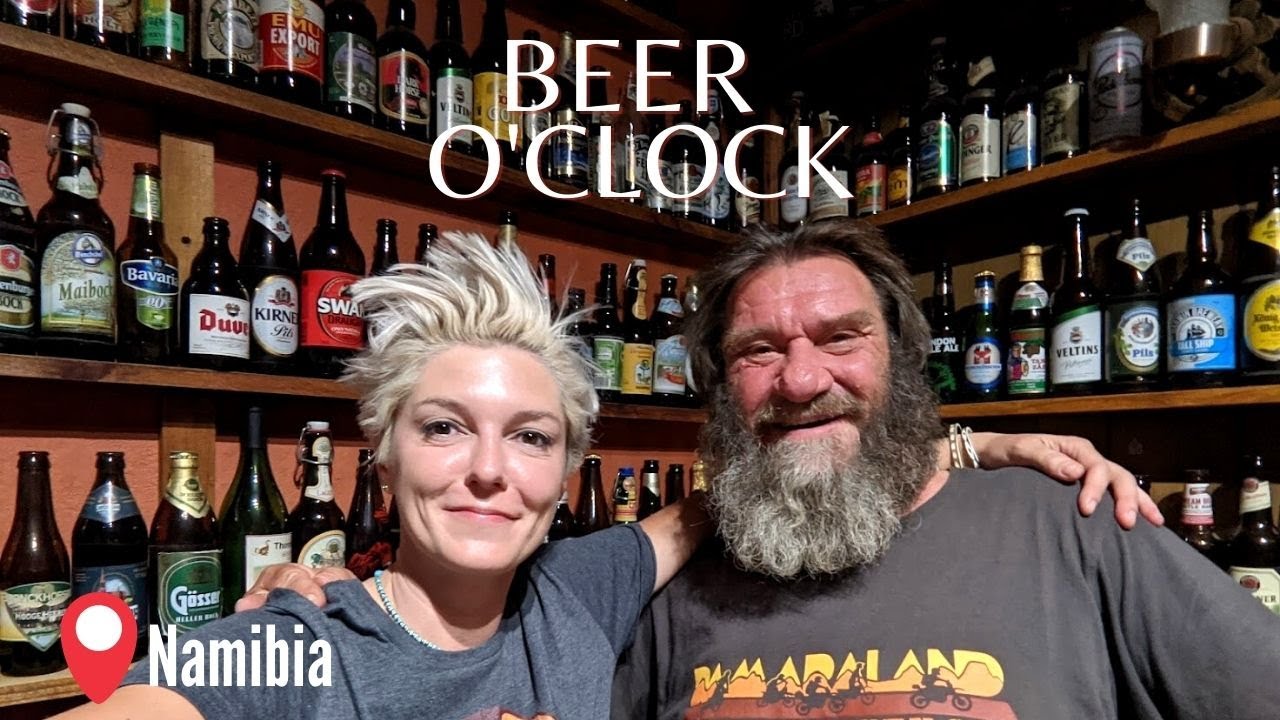 Biking in Uis and Coming Across a Huge Beer Collection.- EP. 131