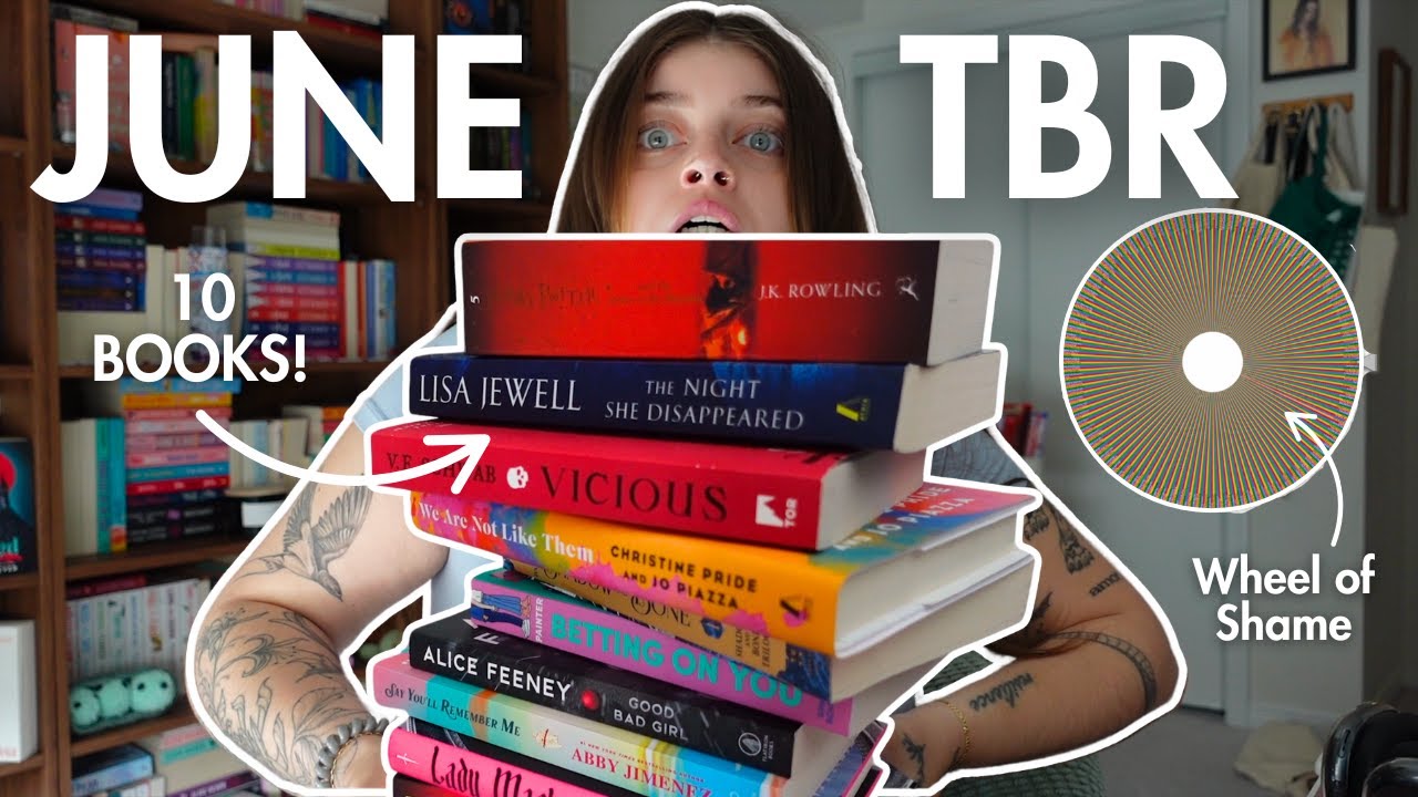 Wheel of Shame picks my june tbr (10 random books!) 🎡📚