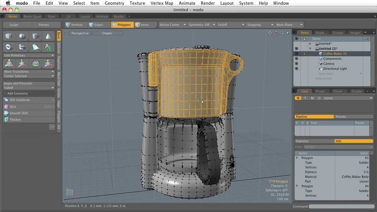 The Basic 3D Modeling Components