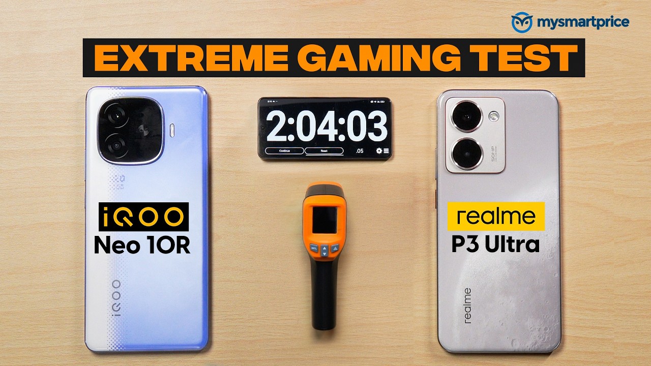 iQOO Neo 10R Vs Realme P3 Ultra Gaming Comparison 🔥| Snapdragon 8s Gen 3 vs Dimensity 8350 Ultra