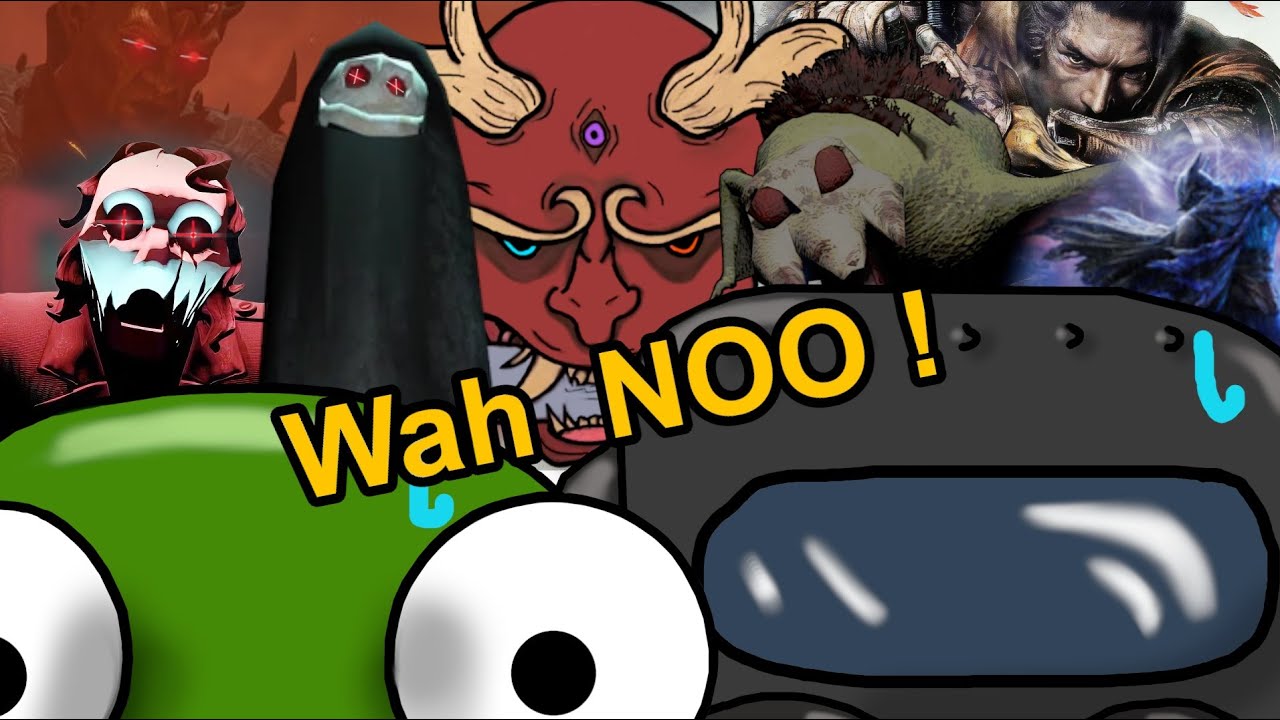 Monsters Show Up Behind, Front, Left, Right, AND We AAAH ! - Scare n' Panic Montage - Enjoy !