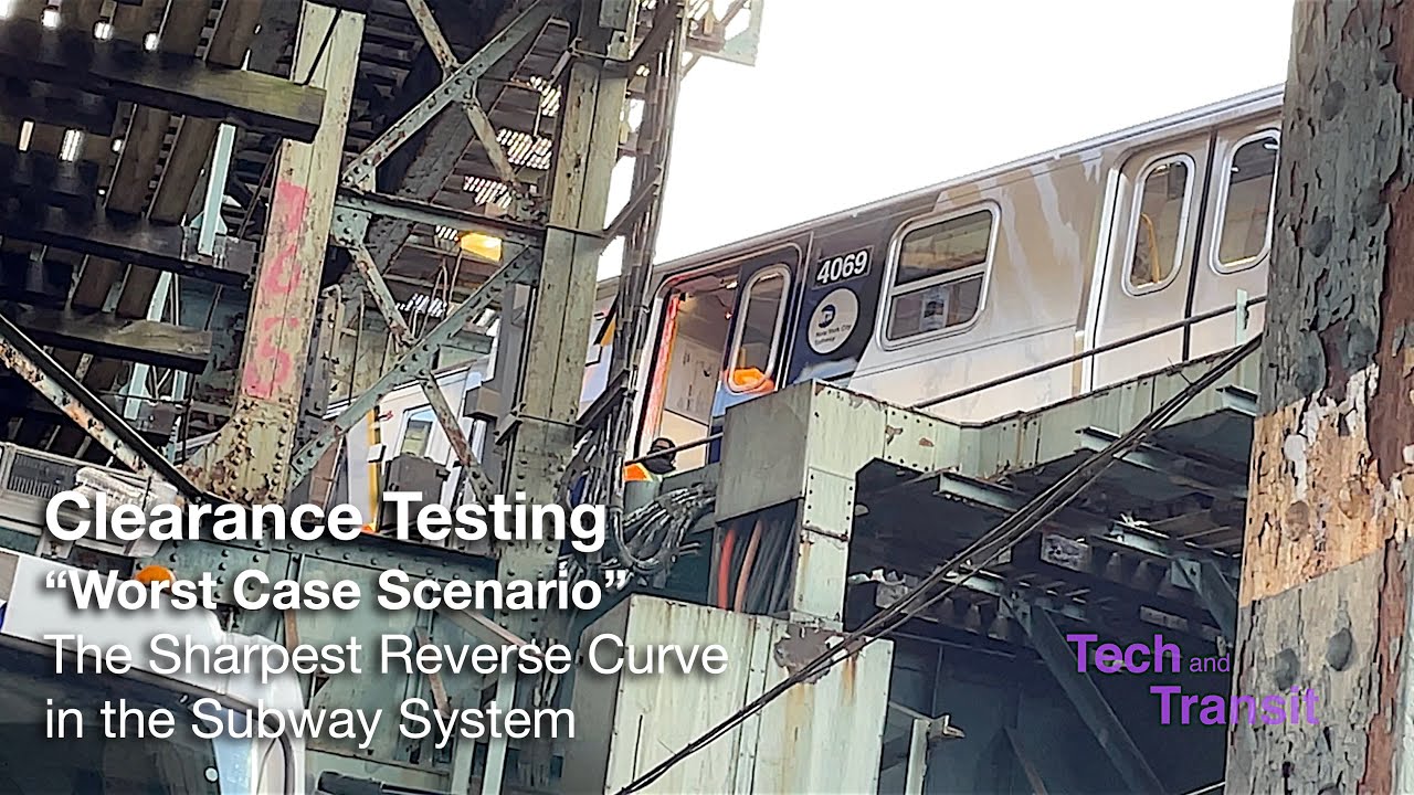 ⁴ᴷ⁶⁰ R211 Subway Cars Clearance Testing 