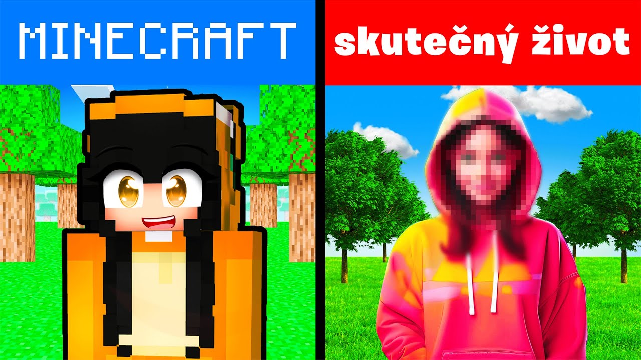 Takto VYPADÁ MOJE PŘÍTELKYNĚ v REALISTICKÉM Minecraftu!