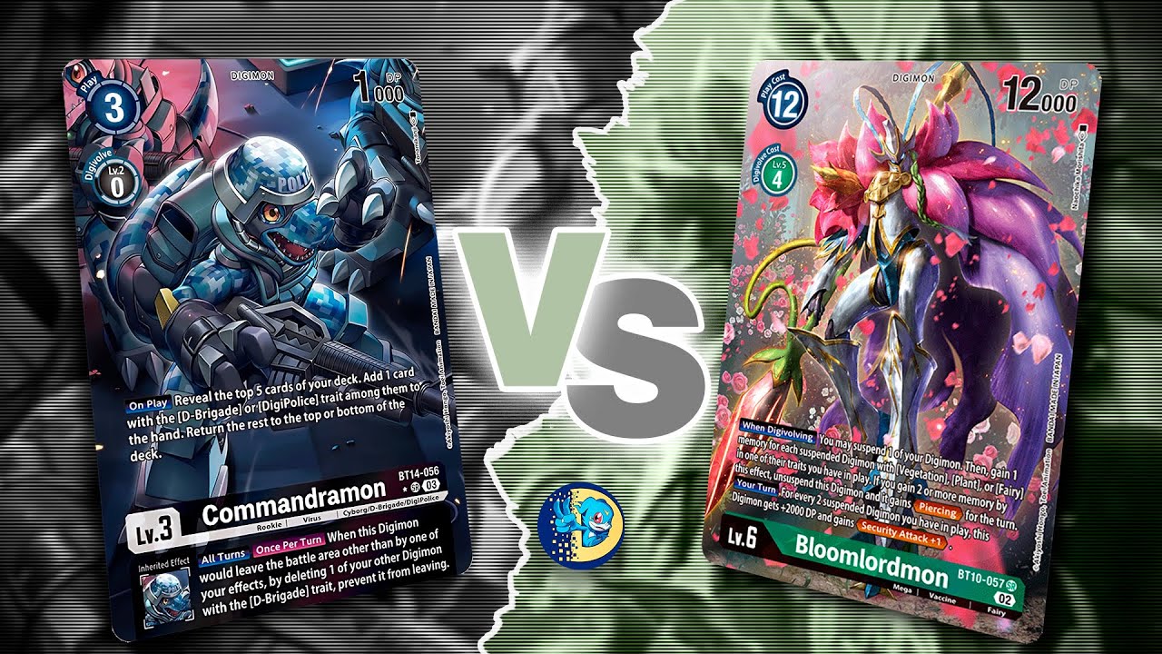 Digimon TCG Local Match: Commandramon vs Bloomlordmon | Ex6 format