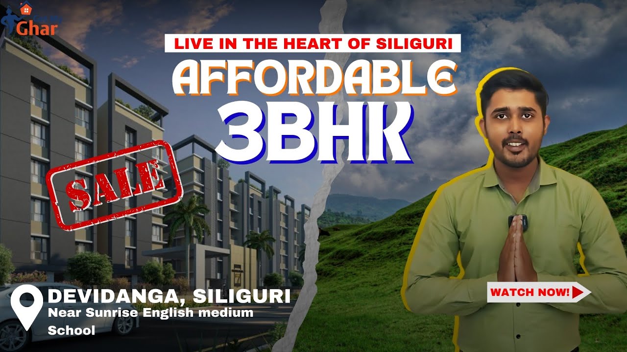 3 BHK Flats for Sale in Siliguri | Manakamna 7 | Affordable Residential Flats | 📞 9038210101