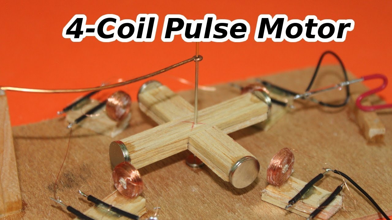 Small Pulse Motor with 4 Coils