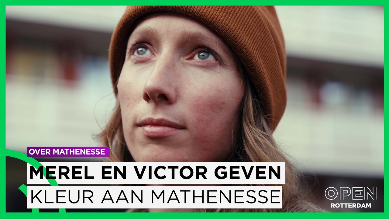Lokale artiesten Merel en Victor geven kleur aan Mathenesse | OVER MATHENESSE