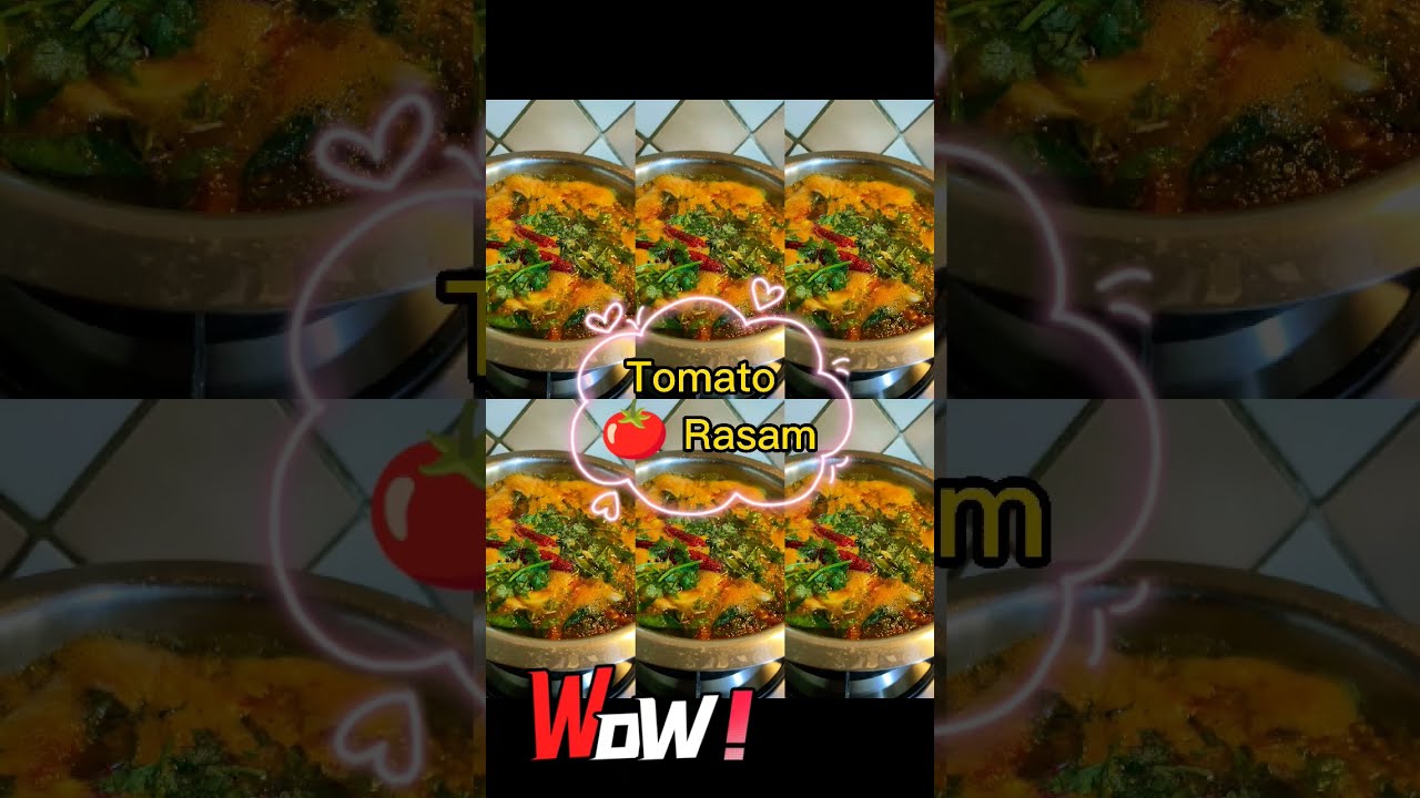 Easy method of making Tomato Rasam in 10min 🍅