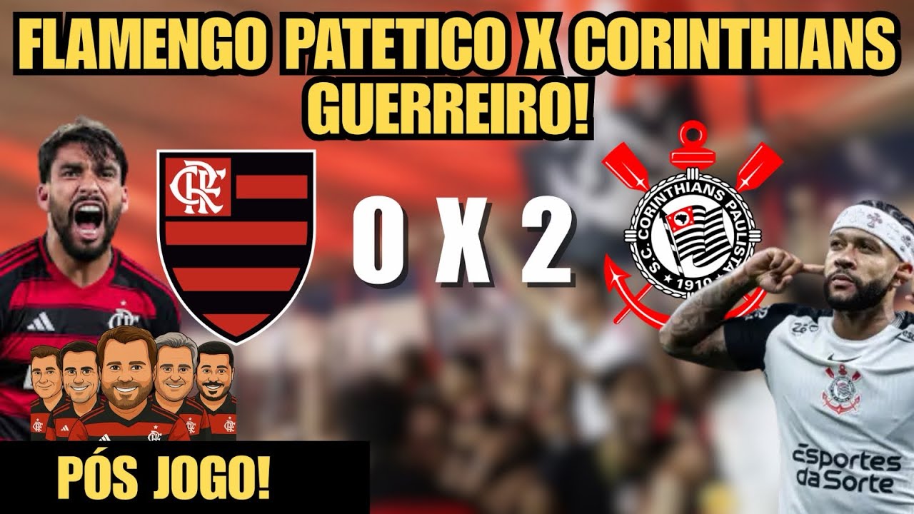 DERROTA NA FINAL! FLAMENGO PERDE PARA O CORINTHIANS E DEIXA ESCAPAR O TÍTULO ⚽😔