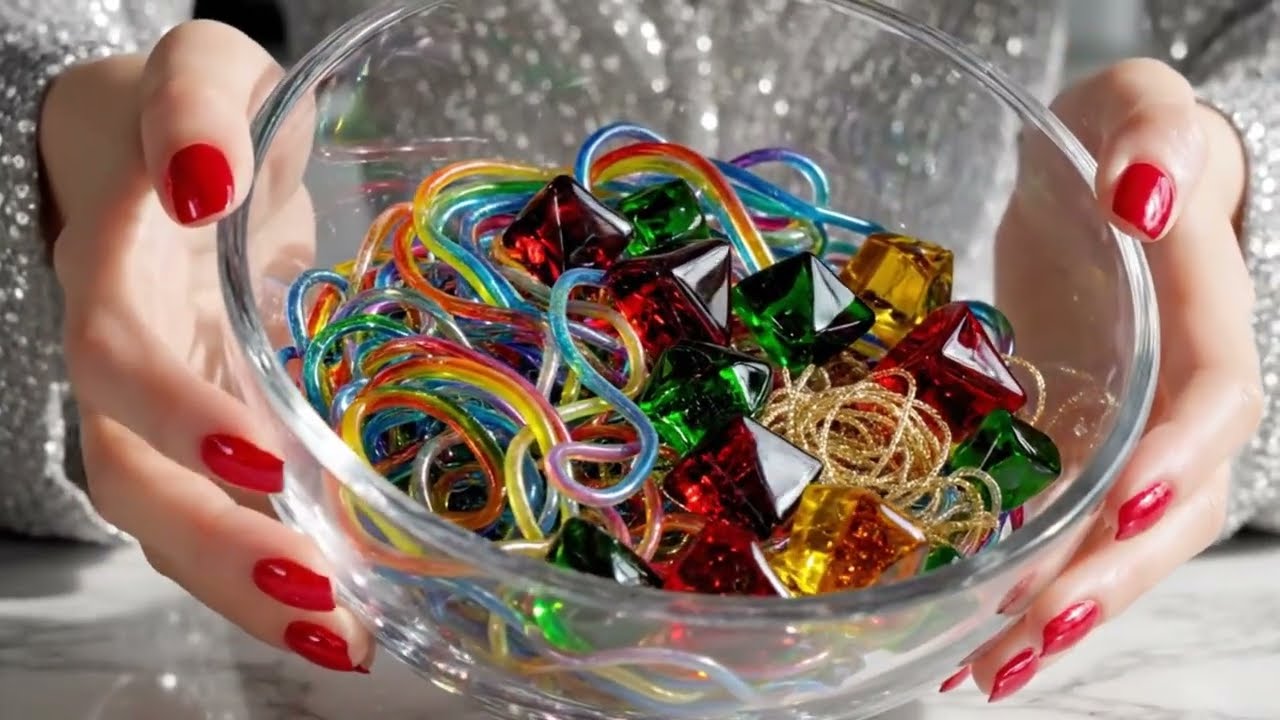 AI ASMR ✨ Making Glass Ingredients 🍜✨