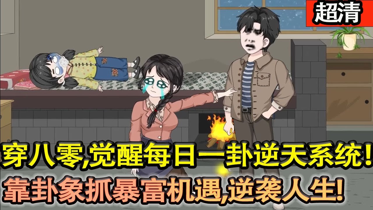 沙雕動畫【穿越八零，覺醒每日一卦逆天繫統！浪子回頭，卦尋良方治好妹妹肺癆，寵爆賢惠妻子，擺平村中紛擾，靠卦象抓暴富機遇，逆襲人生帶全家奔好日子！】#乖仔动画