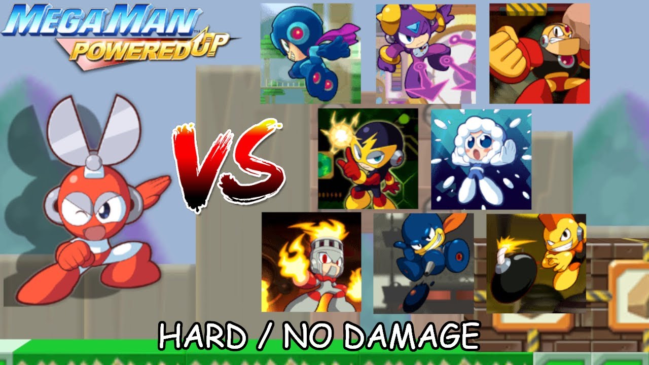 Mega Man Powered Up: все боссы за CUTMAN (сложный/без урона)