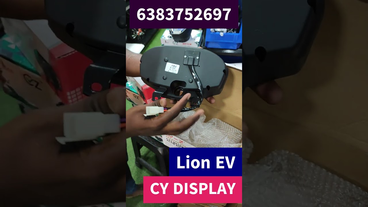 CY DISPLAY eBike e Rickshaw Display e Bike Speedometer e Rickshaw Speedometer Lion EV 6383752697
