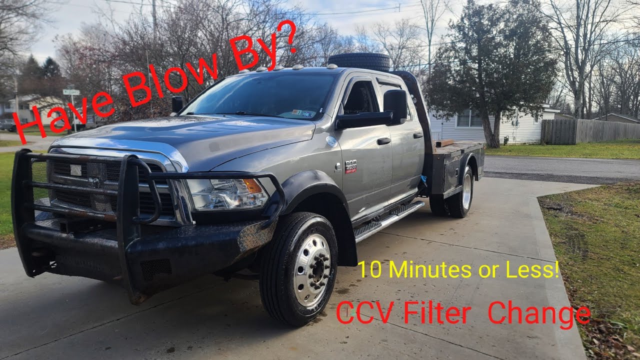 Does your 6.7 Cummins have blow by? Get rid of it in 10 minutes or less! [clogged ccv filter]
