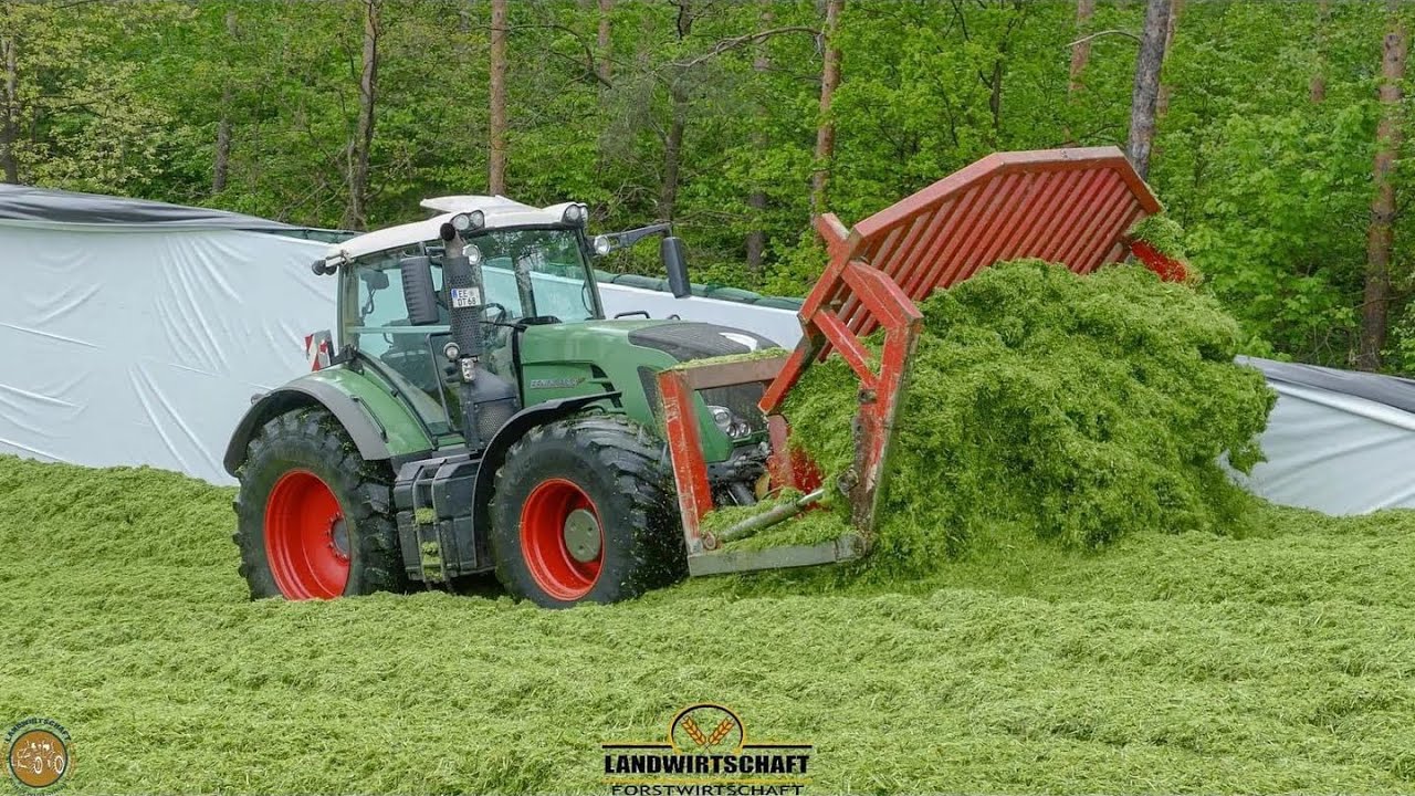 Fendt 933 Vario /3 Scania G 410 - Silieren-Biogasanlage - Biggest Roggen Ernte - LU J&J