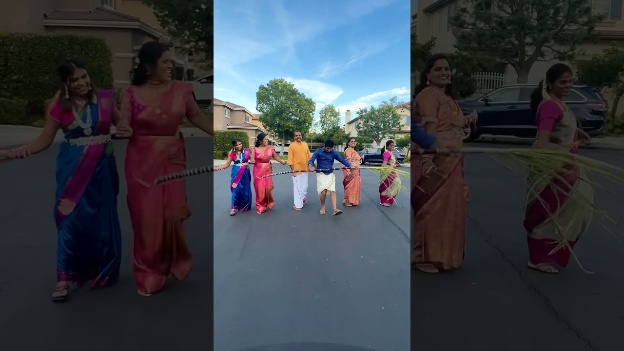 Thagida thagida pongal celebration in USA | shorts by #subathra