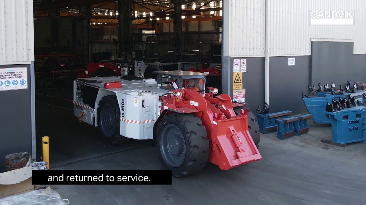 Servicing transmissions, a Sandvik speciality