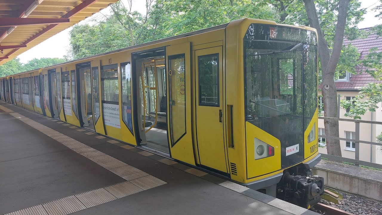 Mitfahrt in der U2 von Pankow bis Ruhleben im HK00 1001-1 Prototyp @philip582