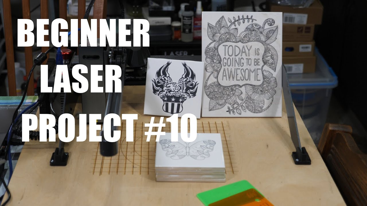 Beginner Laser Project 10 Ceramic Tile