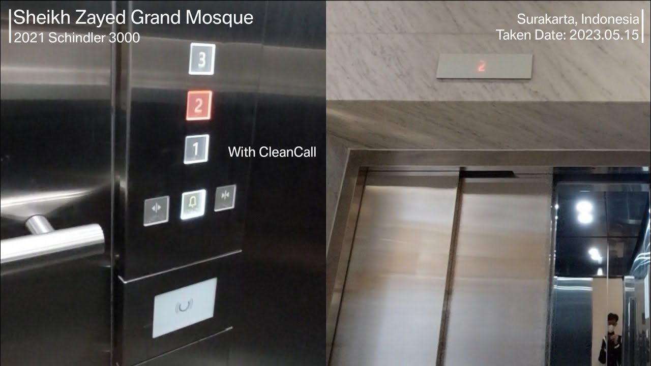 Schindler 3000 Traction Elevator at Sheikh Zayed Grand Mosque, Surakarta