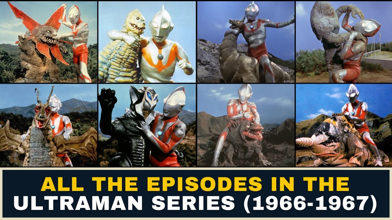 All The Episodes In The Ultraman Series (1966-1967) #ultraman #ultramantiga #ultramanzero
