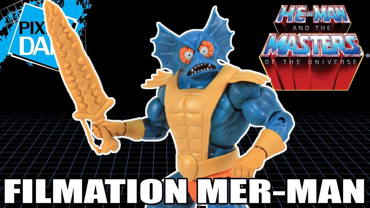 Filmation Mer-Man He-Man and the Masters of the Universe Figure Video Review