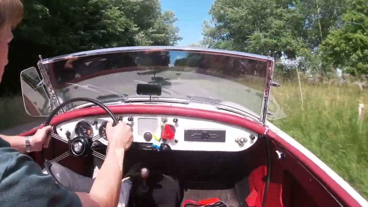 POV Driving the beautiful 1955 MG A 1600 MK I | Cool Classic Club