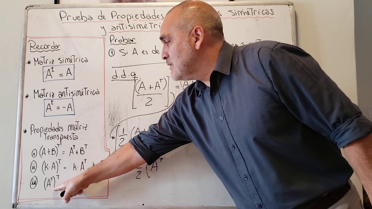 Demostracion matrices Simétricas