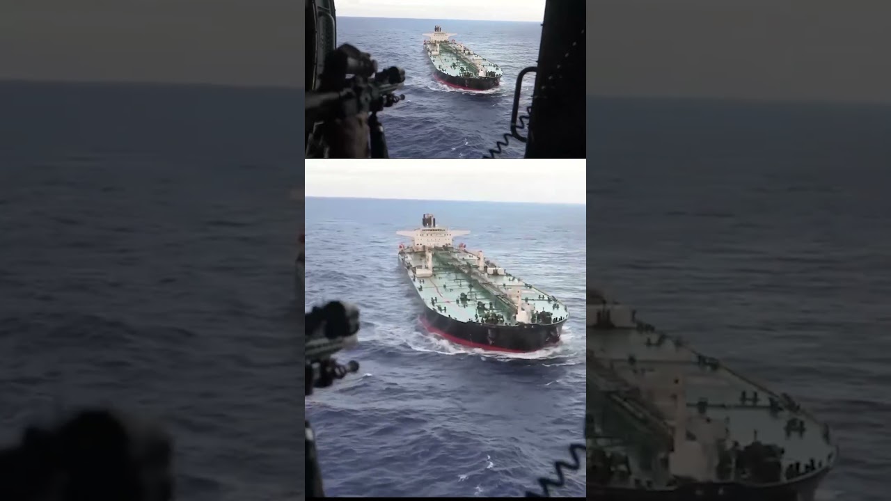 US Military Hunts Tanker Across Oceans, Boards Ship in Dramatic Indian Ocean Raid #shorts
