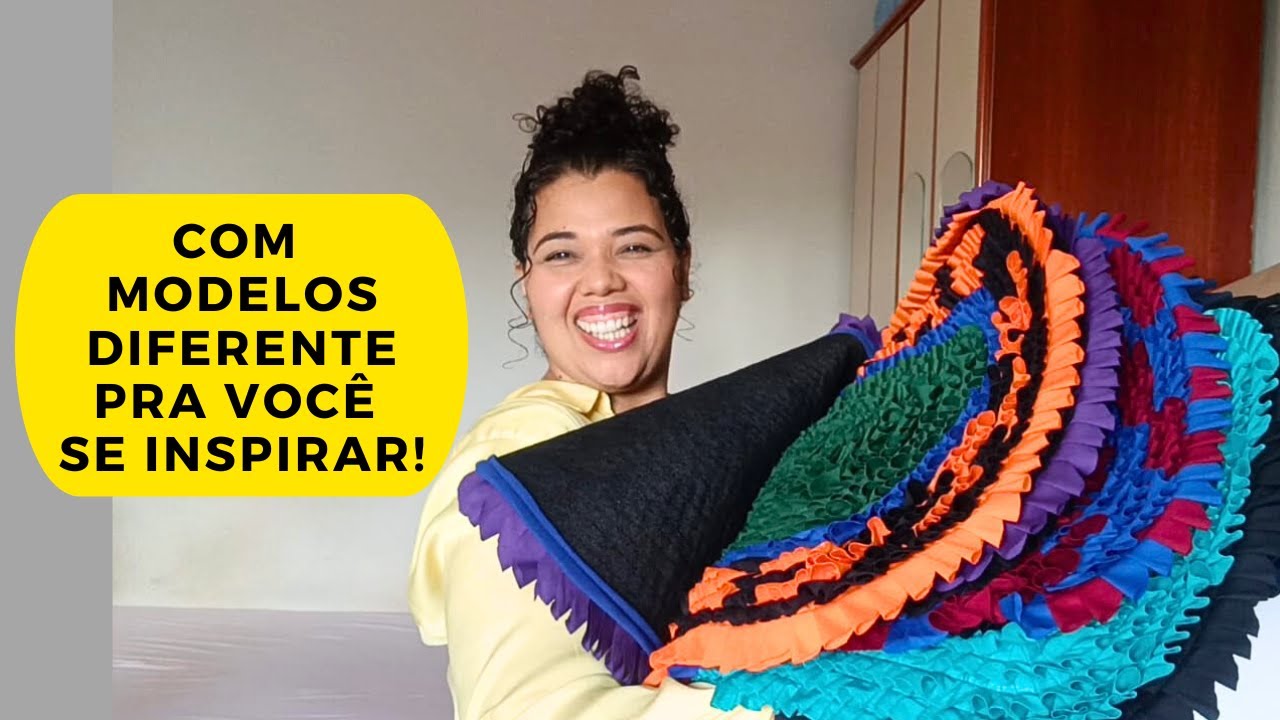 MINHA PRODUÇÃO DE TAPETE FRUFRU COM MODELOS DIFERENTE PARA VOCÊ SE INSPIRAR!