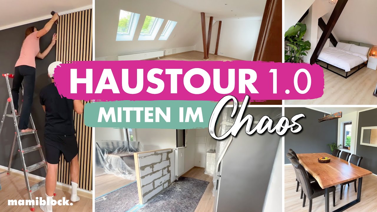 Erste Haustour & Room Makeover | Mitten im Chaos im neuen Haus | mamiblock in Berlin 🏡🤩