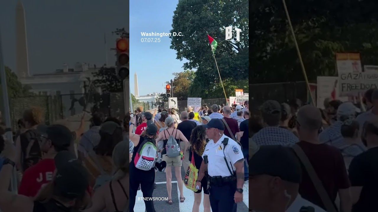 Netanyahu's Visit to DC Met with Protests