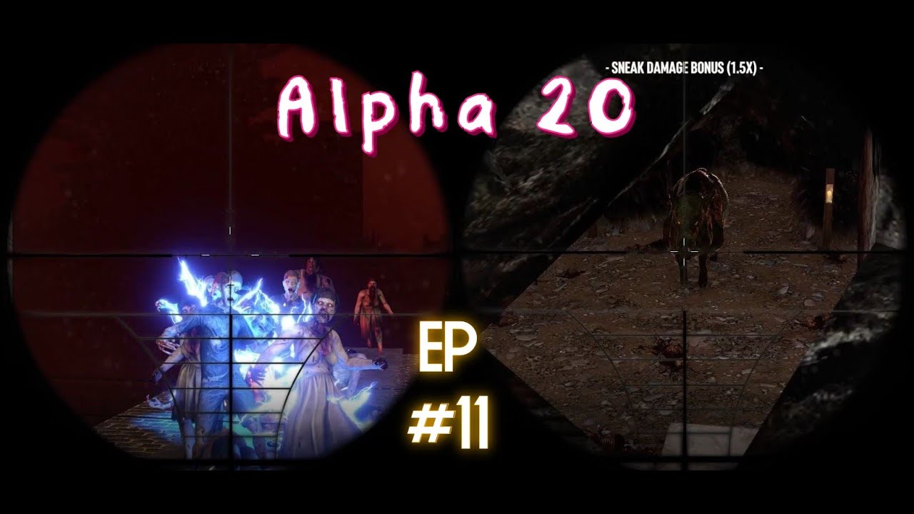 7 Days to Die (Alpha 20) - Horde Night with a Sniper Rifle | Episode 11