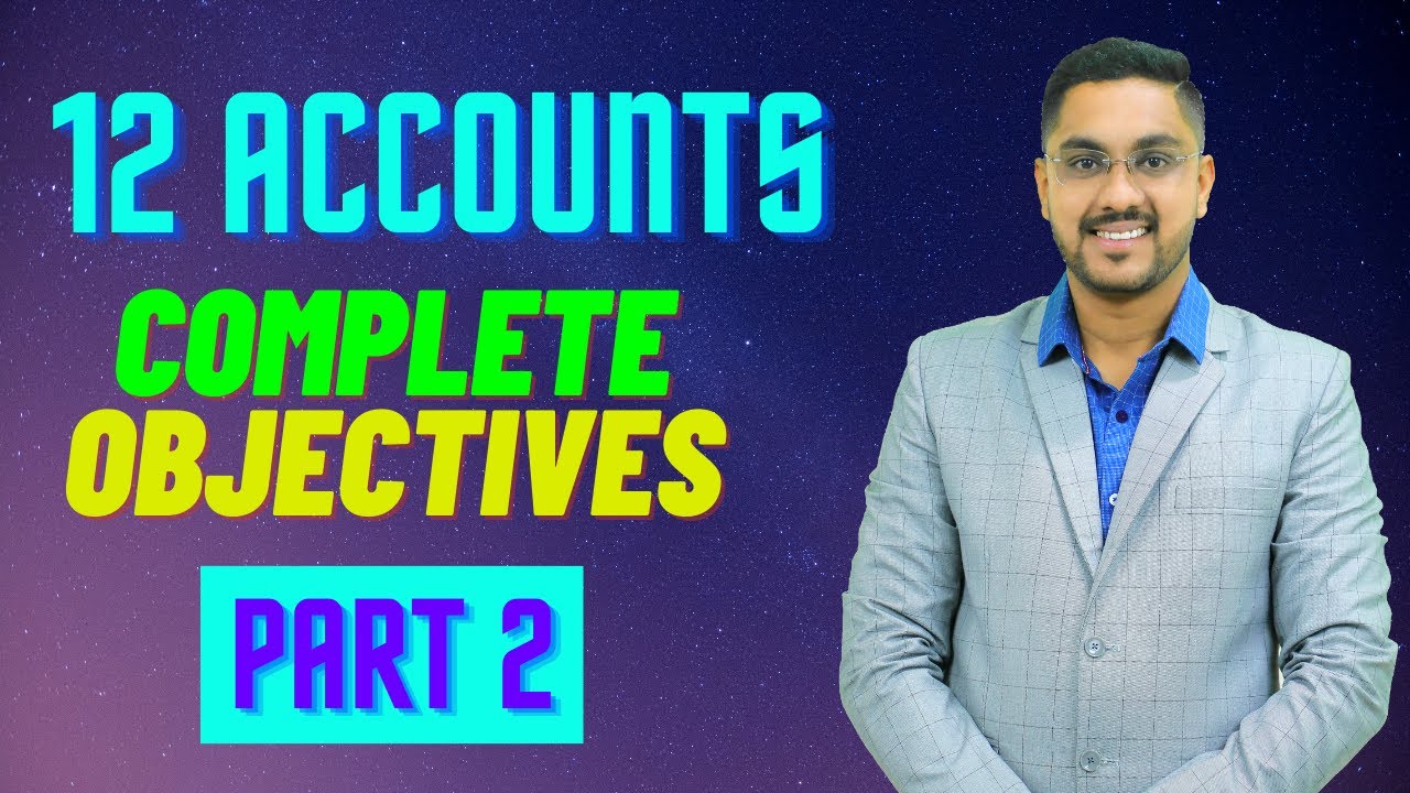 12th Accounts Objective Questions Solving Session PART 2 : Maharashtra Board Exam 2023