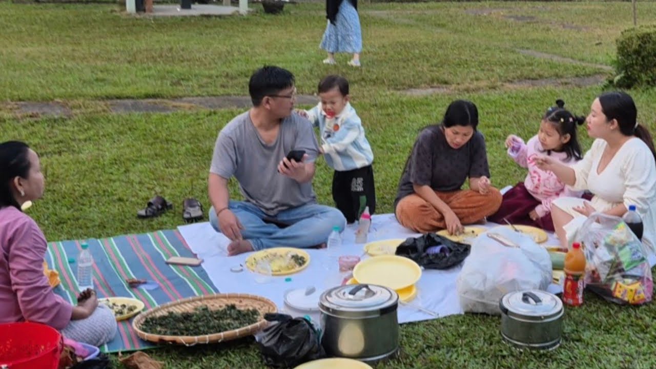 Ganga lake with family #family #trending #viral 