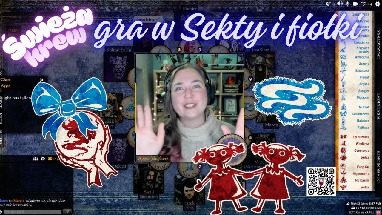 BotC: Świeżaki grają w S&V