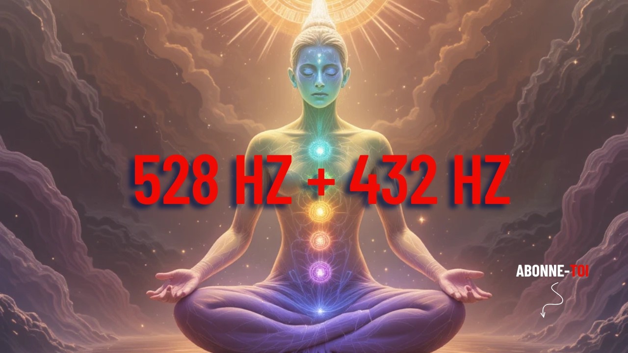 528 Hz + 432 Hz – Fréquence de Guérison Cellulaire Profonde | Paix & Régénération