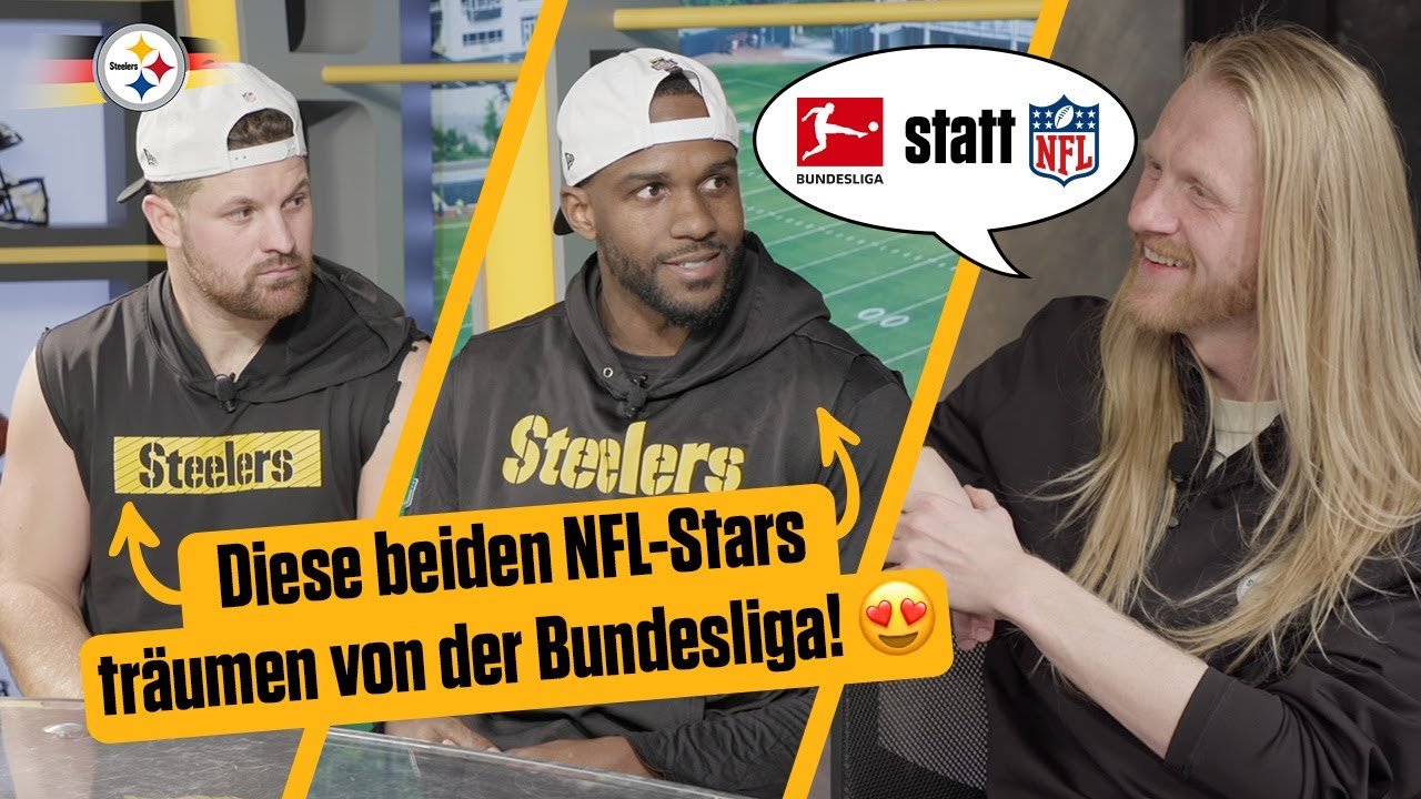Icke überrascht NFL-Stars mit Deutschlandtrikots | 🇩🇪 Steelers-Podcast mit Christoph “Icke” Dommisch