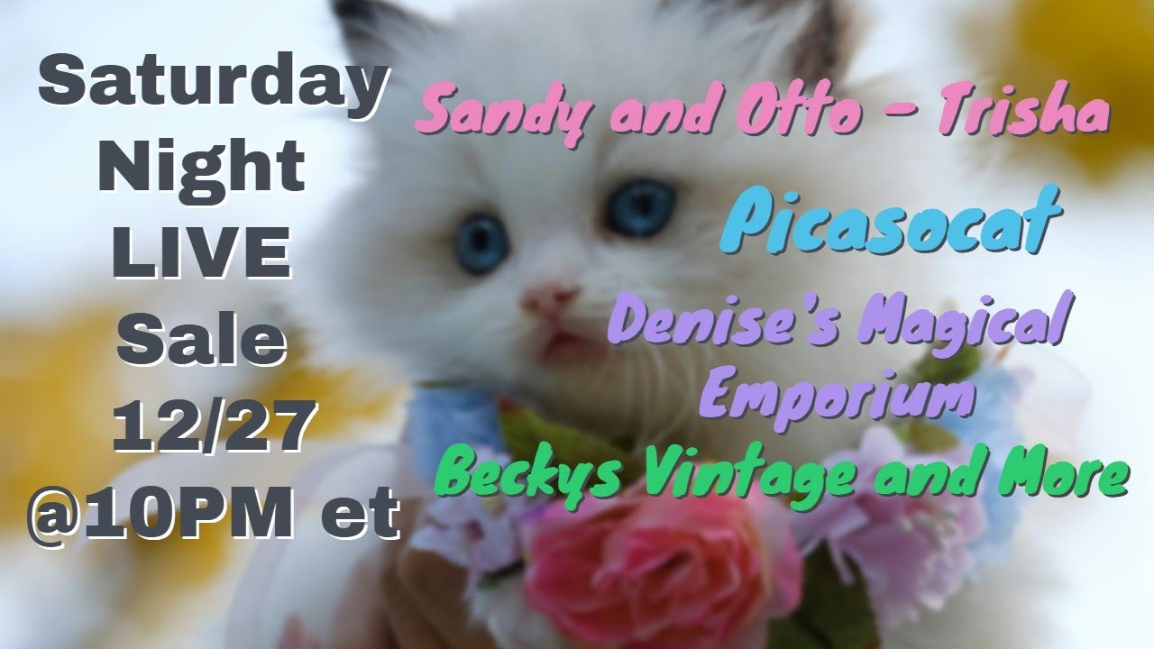 Curated Live Sale Incredible Deals on Unique Vintage Finds! | Dec 27 @10pm et (7pm pt)