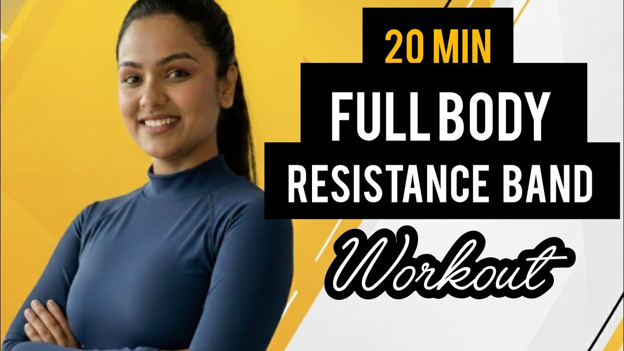 20 MINUTE BEST FULL BODY RESISTANCE BAND STRENGTHENING ( Low impact) | IRON LOTUS