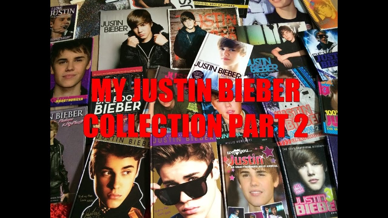 My Justin Bieber Merchandise Collection PART 2 ! ♥