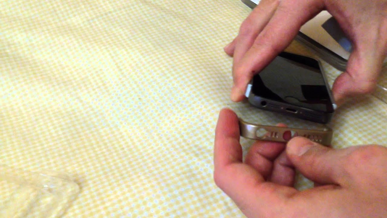 Чехол с прозрачной спинкой для iPhone 5/5S - SGP Linear Metal Crystal Case