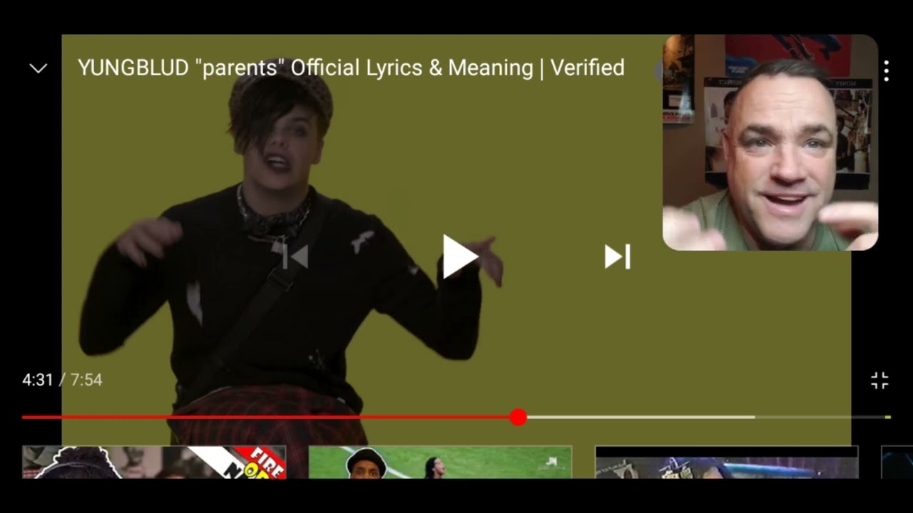 Dad reacting to yungblud interview